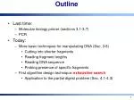 Outline - slide 1