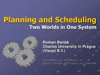 Planning and Scheduling Two Worlds in One System