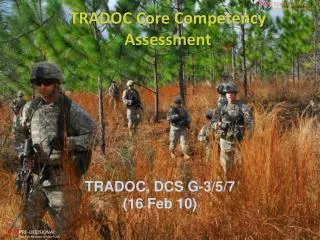 TRADOC Core Competency Assessment