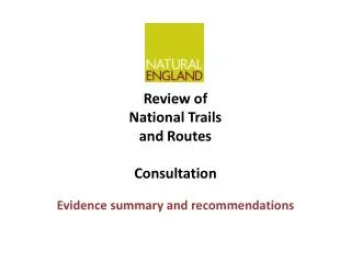 Review of National Trails and Routes Consultation