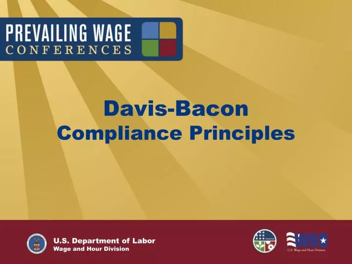davis bacon compliance principles