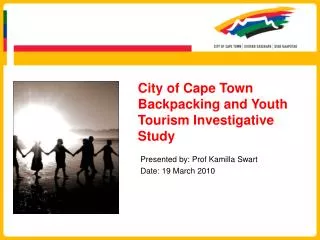 City of Cape Town Backpacking and Youth Tourism Investigative Study