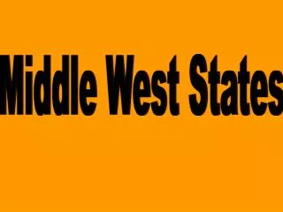 Middle West States