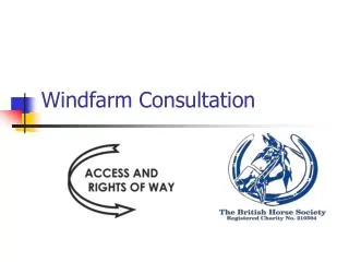 Windfarm Consultation
