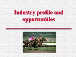 Industry profile and opportunities