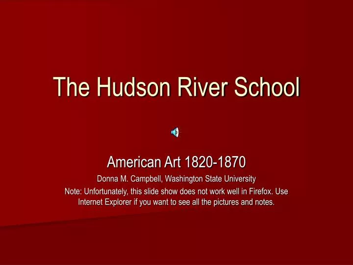 the hudson river school