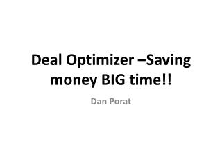 DealOptimizer