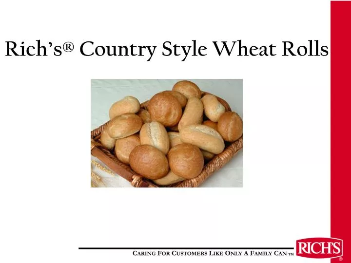 rich s country style wheat rolls
