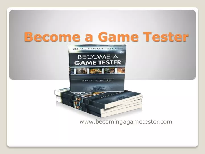 become a game tester