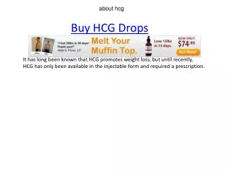 about hcg