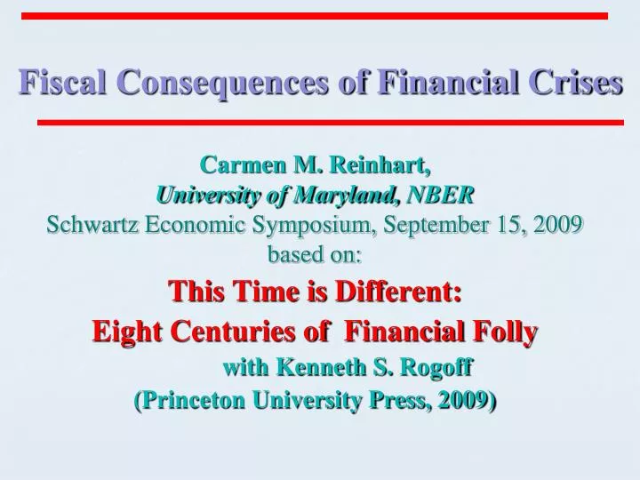 fiscal consequences of financial crises