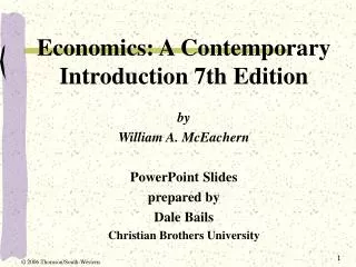 Economics: A Contemporary Introduction 7th Edition