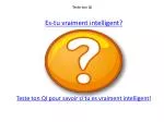 Teste ton QI - slide 1