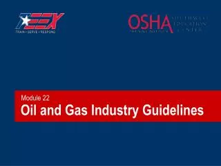 Oil and Gas Industry Guidelines