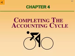 C OMPLETING T HE A CCOUNTING C YCLE