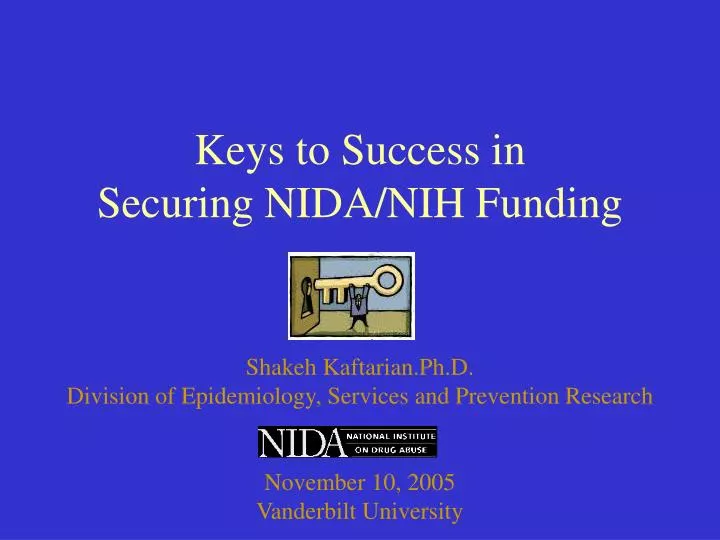 keys to success in securing nida nih funding