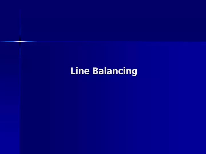 line balancing