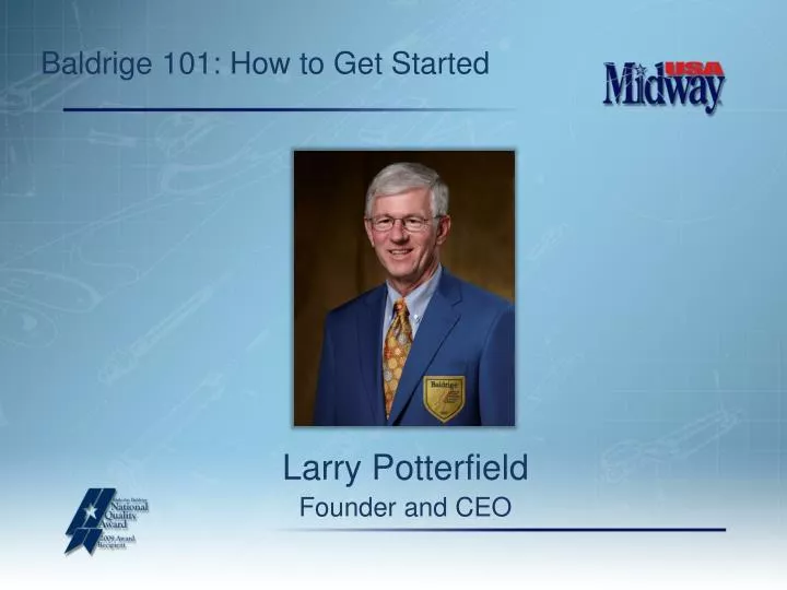 baldrige 101 how to get started