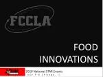 Food Innovations - slide 1