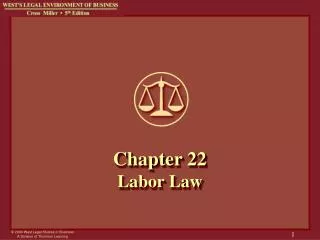 Chapter 22 Labor Law