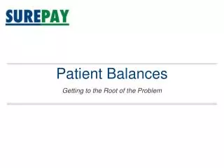 Patient Balances