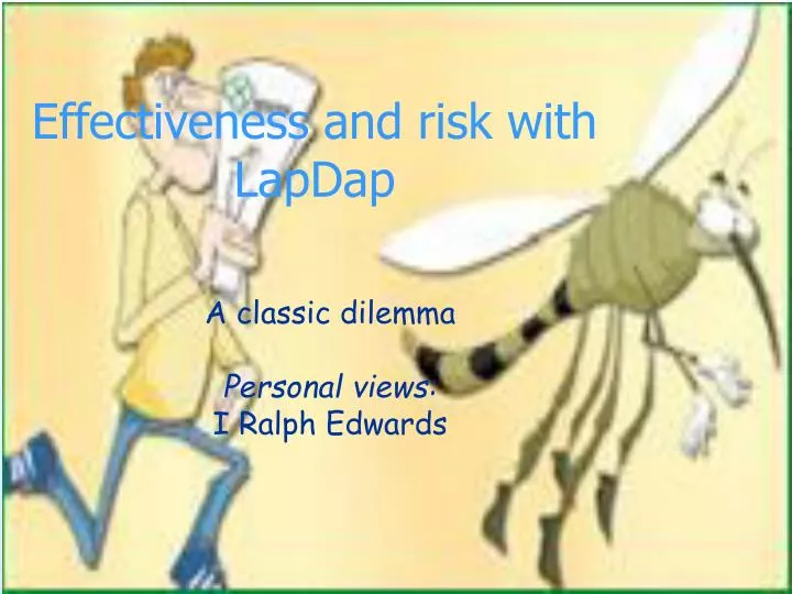 effectiveness and risk with lapdap