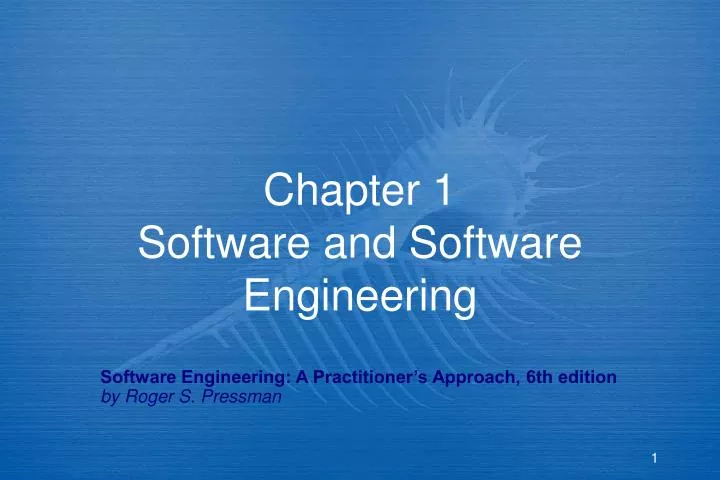 chapter 1 software and software engineering
