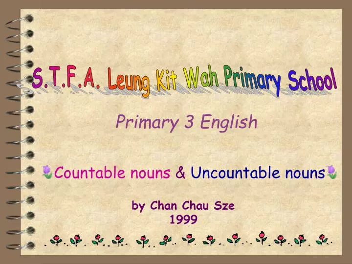 primary 3 english