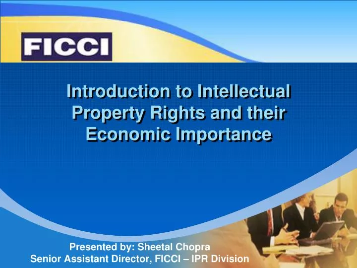 introduction to intellectual property rights and their economic importance
