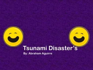 Tsunami Disaster's Abraham.A