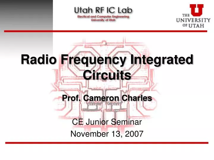 radio frequency integrated circuits