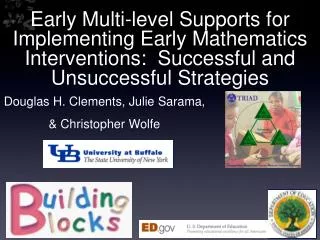 Early Multi-level Supports for Implementing Early Mathematics Interventions: Successful and Unsuccessful Strategies