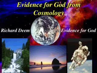 Evidence for God from Cosmology