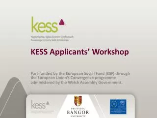 KESS Applicants’ Workshop
