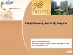 Revanta Gurgaon - Call @ 09999561111 for Raheja Revanta - slide 1
