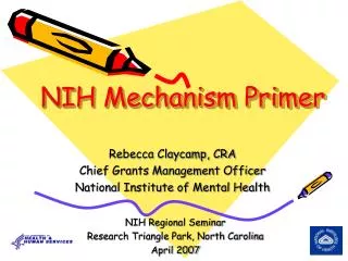 NIH Mechanism Primer