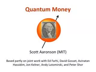 Quantum Money