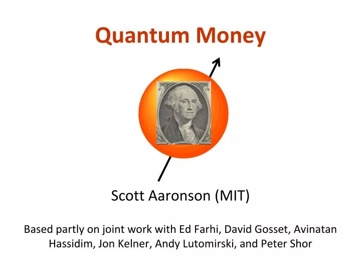 quantum money