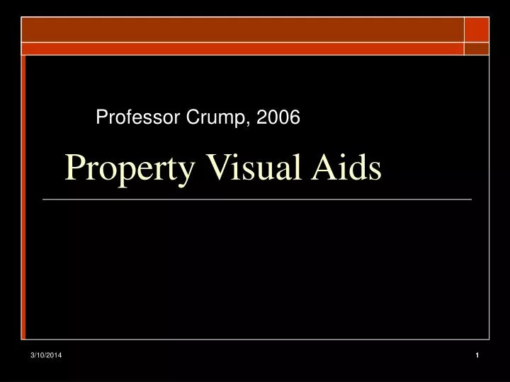 property visual aids