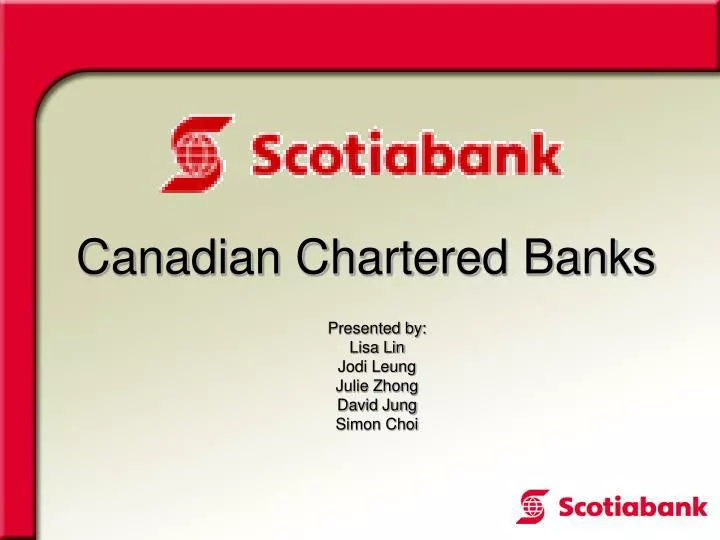 canadian chartered banks