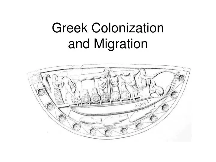 greek colonization and migration