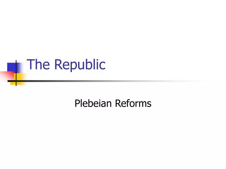 the republic
