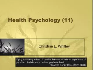 Health Psychology (11)