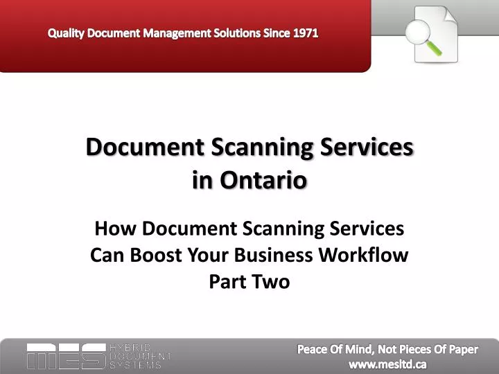 document scanning services in ontario