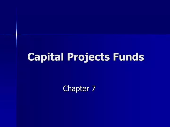 capital projects funds