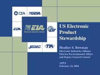 US Electronic Product Stewardship