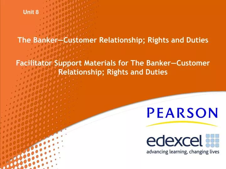 the banker customer relationship rights and duties