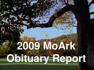2009 MoArk Obituary Report