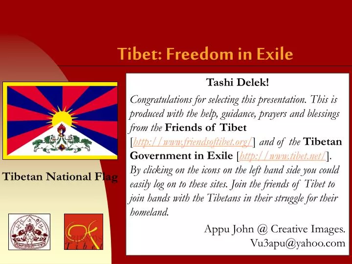 tibet freedom in exile