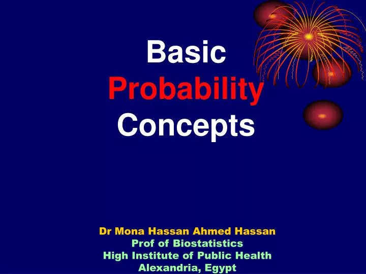basic probability concepts